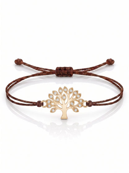 Tree of Life Charm Cord Bracelet