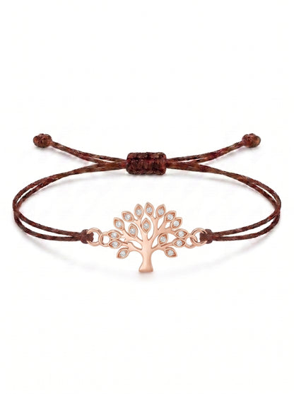 Tree of Life Charm Cord Bracelet
