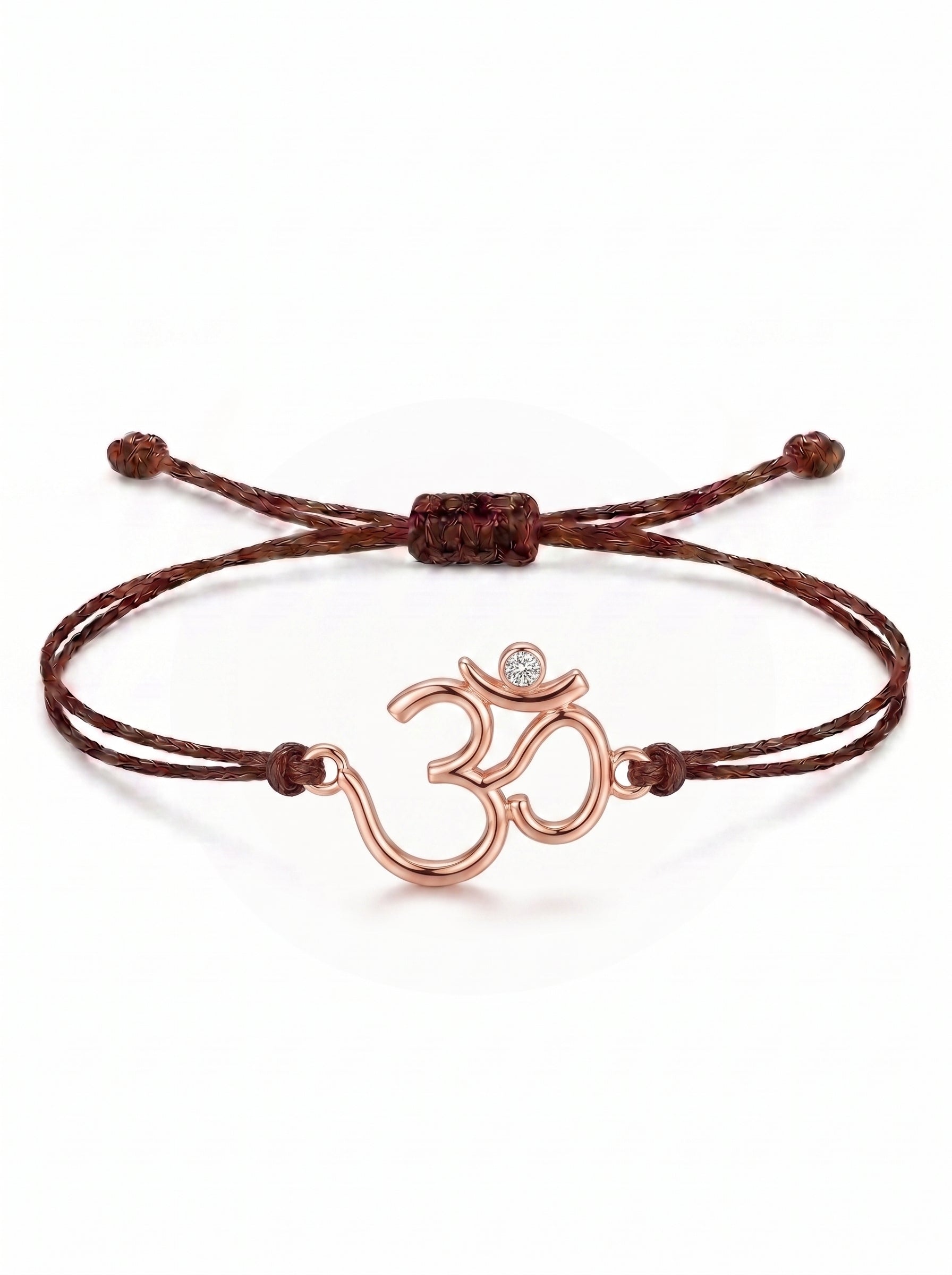 Om Divine Charm Cord Bracelet
