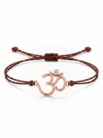 Om Divine Charm Cord Bracelet