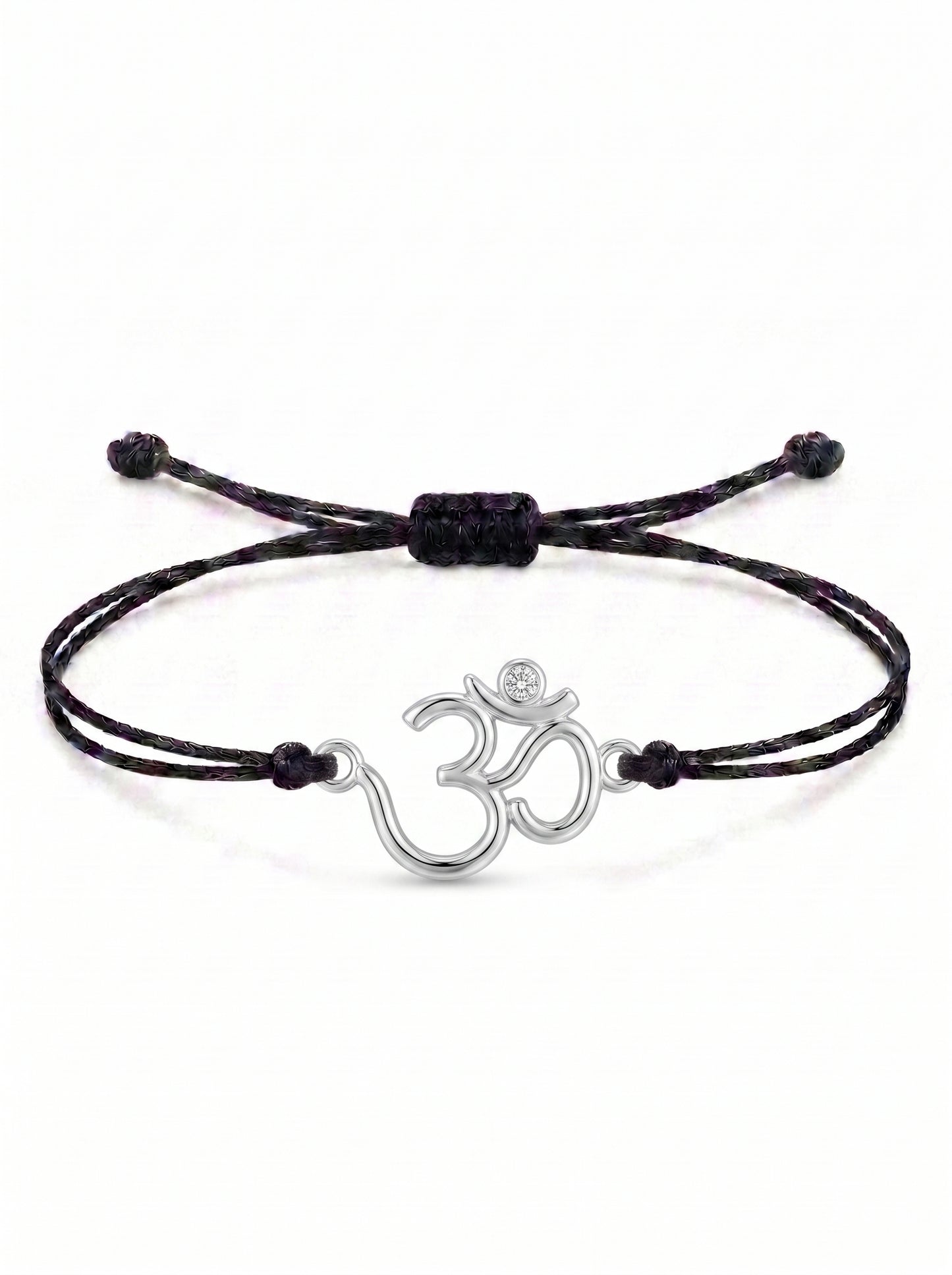 Om Divine Charm Cord Bracelet