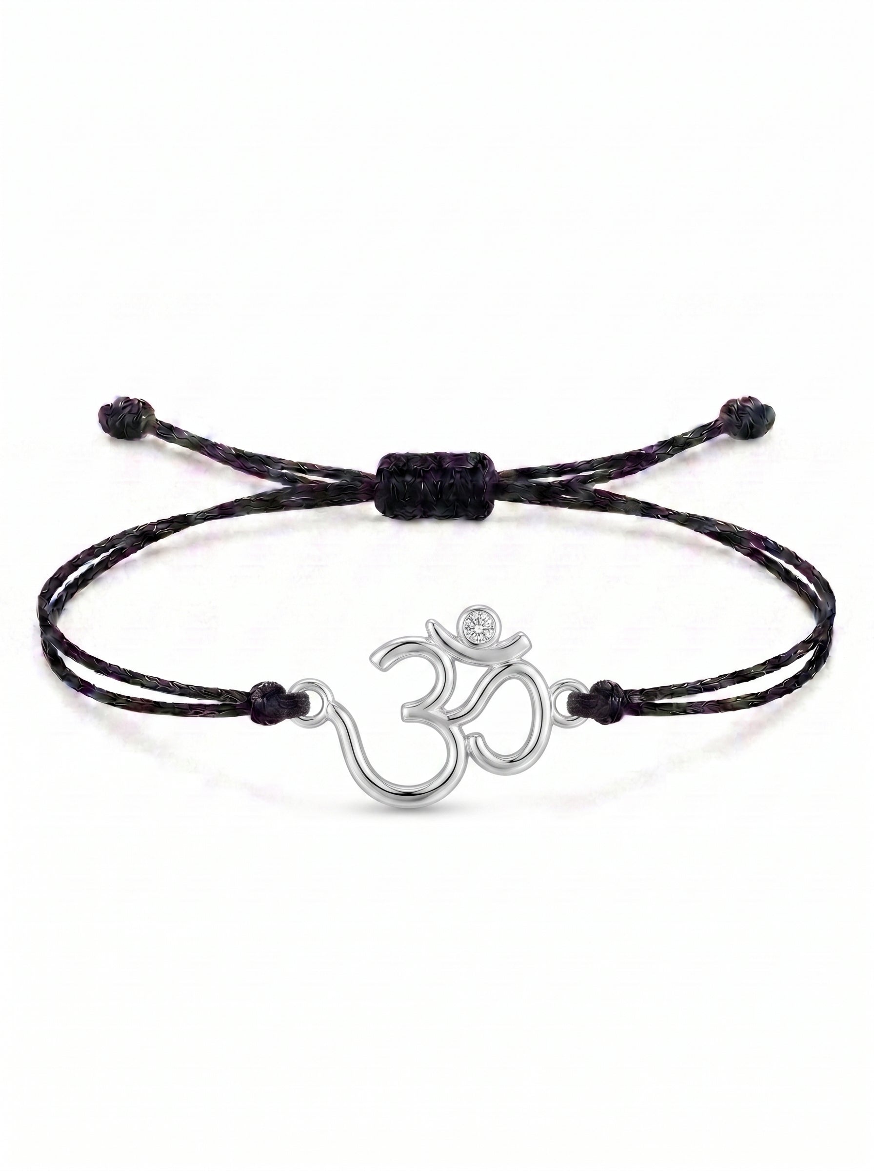 Om Divine Charm Cord Bracelet