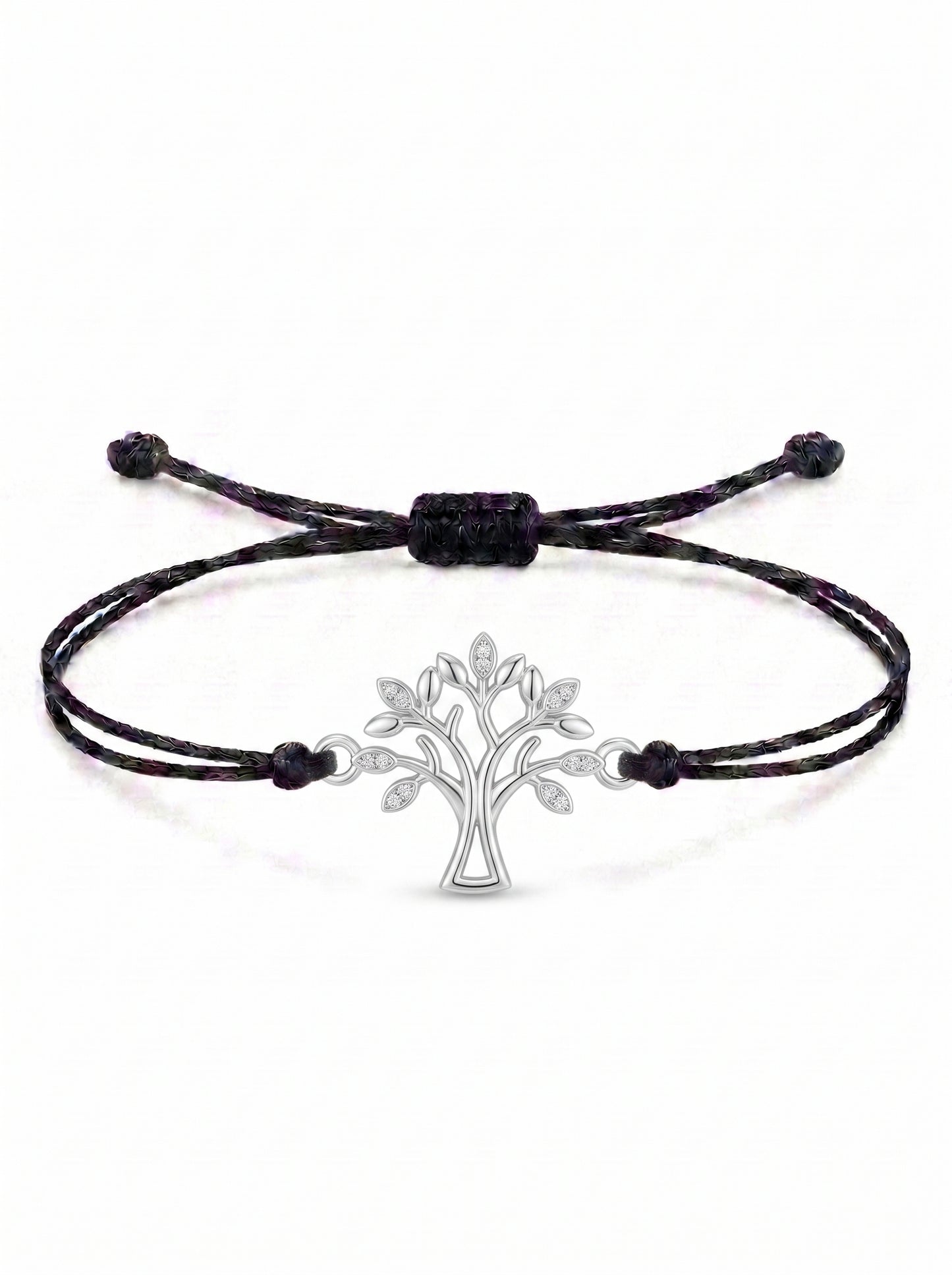 Flourishing Tree Charm Cord Bracelet
