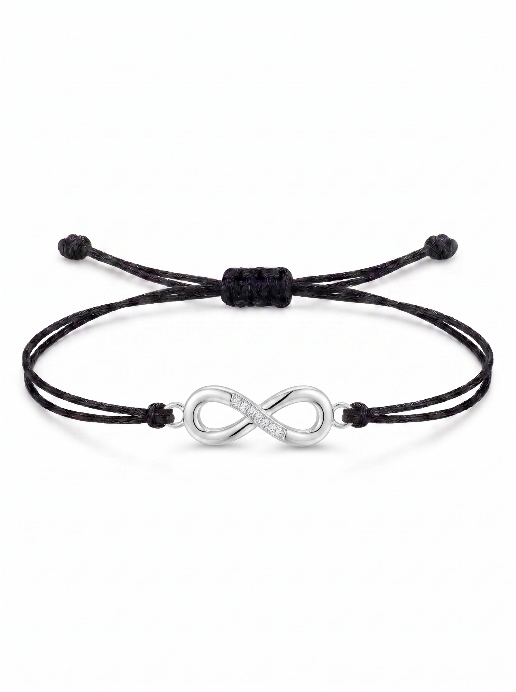 Infinity Charm Cord Bracelet