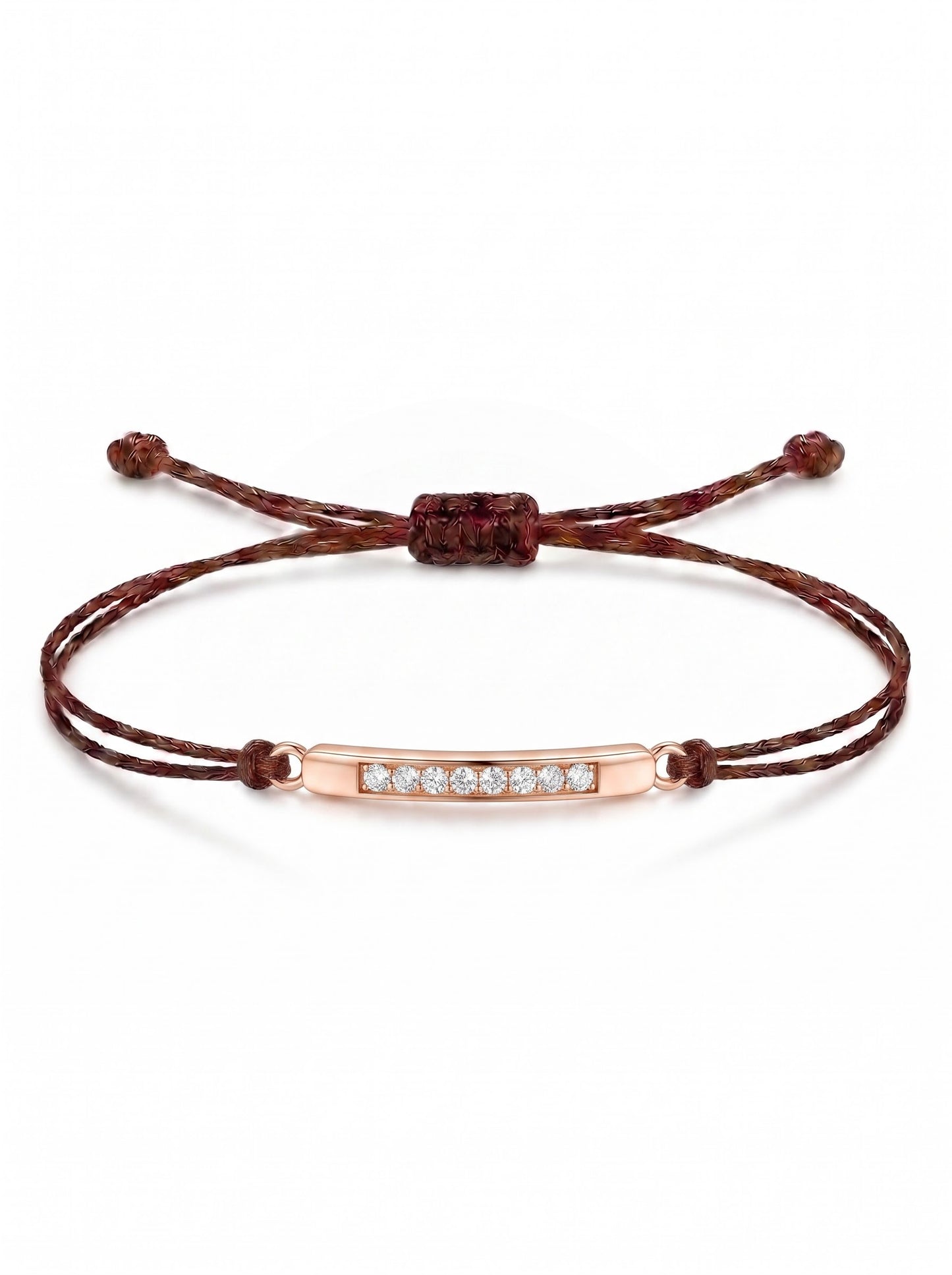 Bar Charm Cord Bracelet