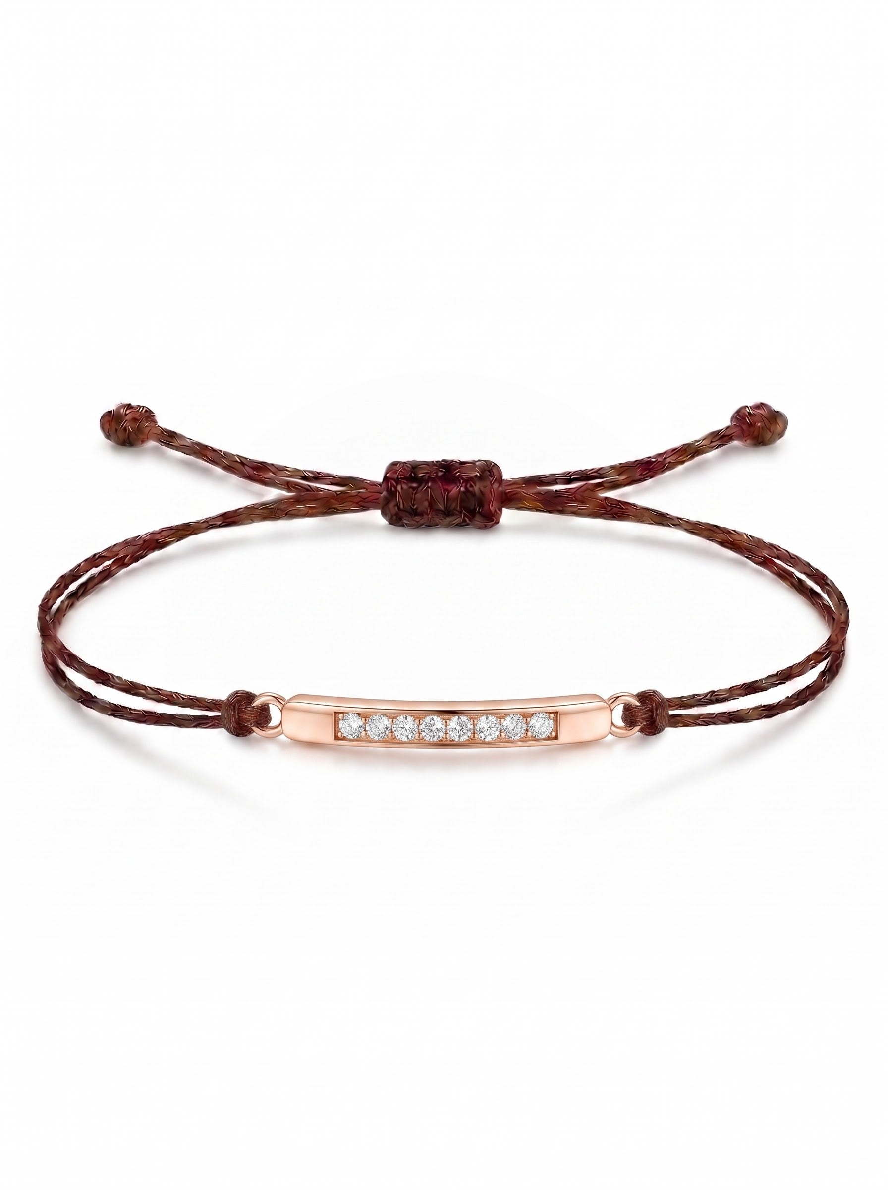 Bar Charm Cord Bracelet