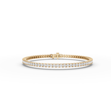 Round Moissanite Diamond Tennis Bracelet 2.25 MM Diamond