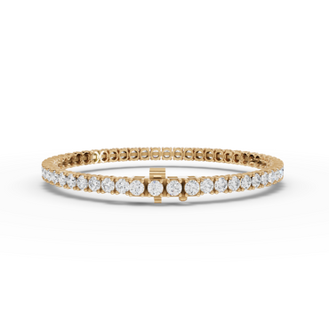 Round Moissanite Diamond Tennis Bracelet 3.00 MM Diamond