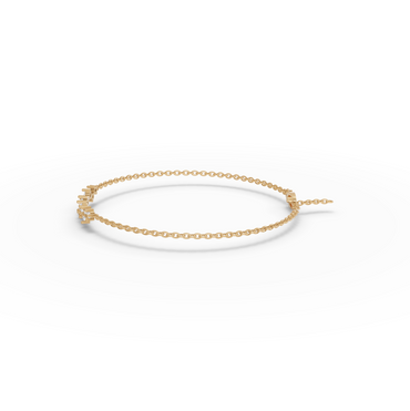 Station Moissanite Diamond Bracelet