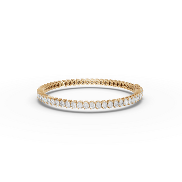 Oval Moissanite Diamond Tennis Bracelet